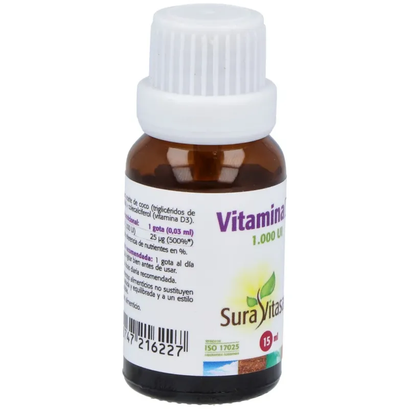 Sura vitasan vitamina d3 15 ml | Farmacia Barata