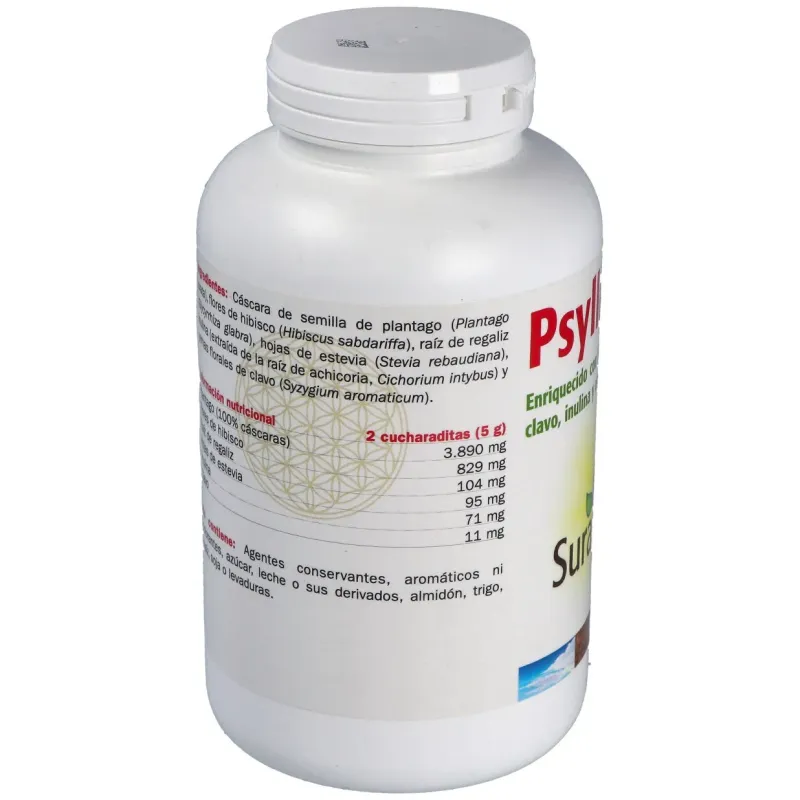 Psyllium plus enriquecido con f.o.s polvo 340gr. | Farmacia Barata