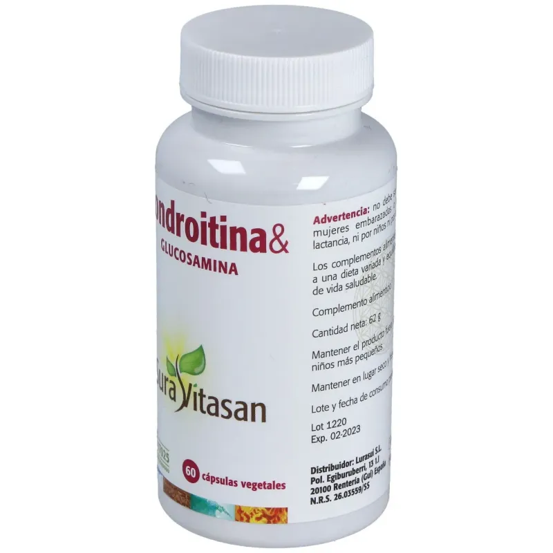 Sura vitasan glucosamina condroitina 60caps | Farmacia Barata