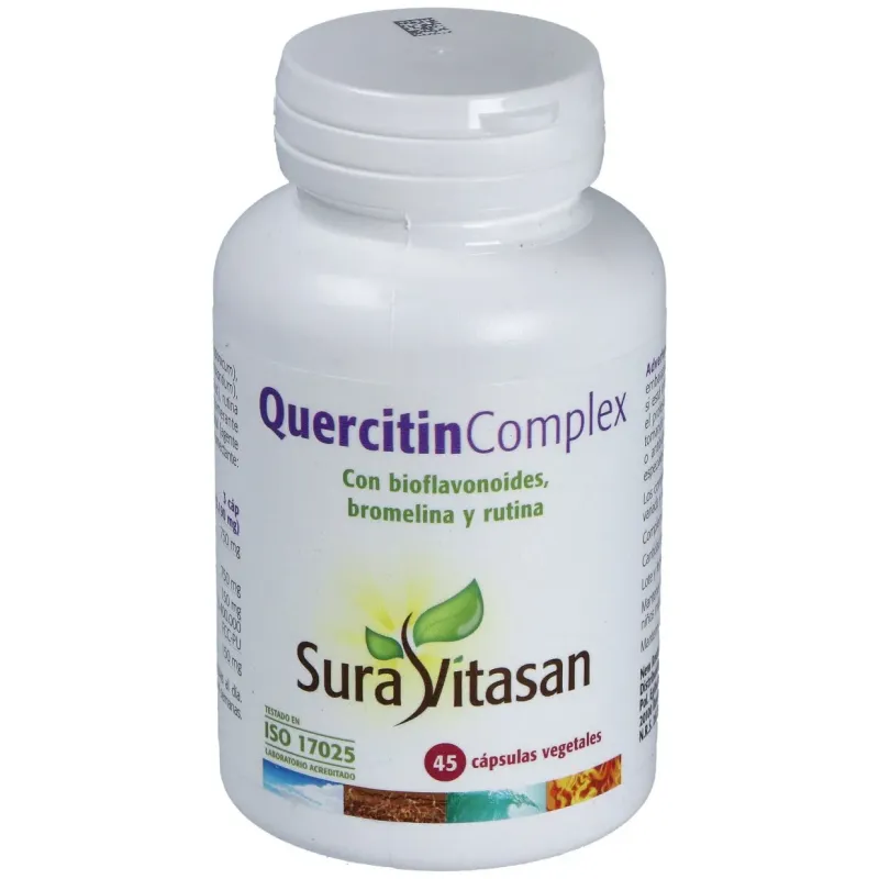 Sura vitasan quercitina 600 mg 45 cápsulas | Farmacia Barata