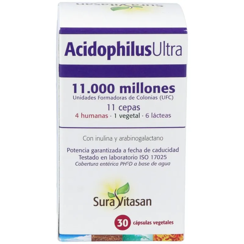 Sura vitasan acidophilus ultra 30 cápsulas | Farmacia Barata Sura vitasan acidophilus ultra 30 cápsulas | Farmacia Barata