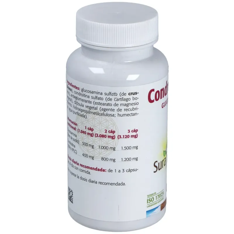 Sura vitasan glucosamina condroitina 60caps | Farmacia Barata