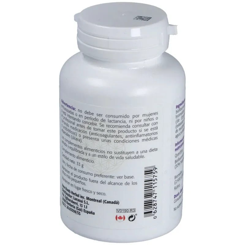 Sura vitasan quercitina 600 mg 45 cápsulas | Farmacia Barata