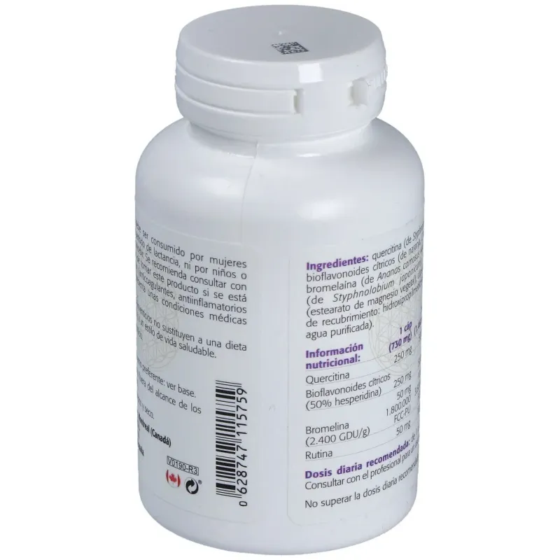 Sura vitasan quercitina 600 mg 45 cápsulas | Farmacia Barata
