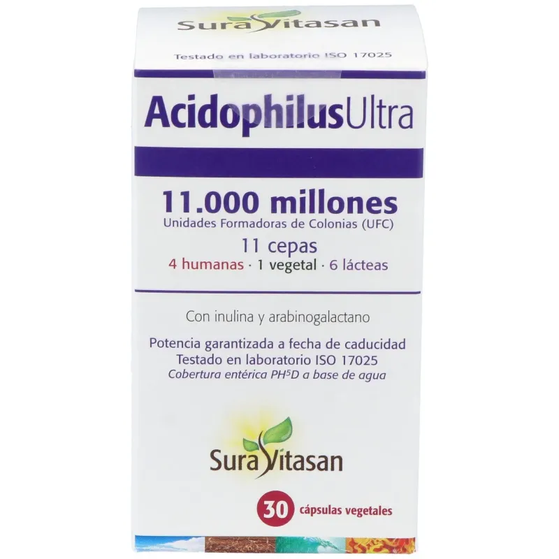 Sura vitasan acidophilus ultra 30 cápsulas | Farmacia Barata Sura vitasan acidophilus ultra 30 cápsulas | Farmacia Barata