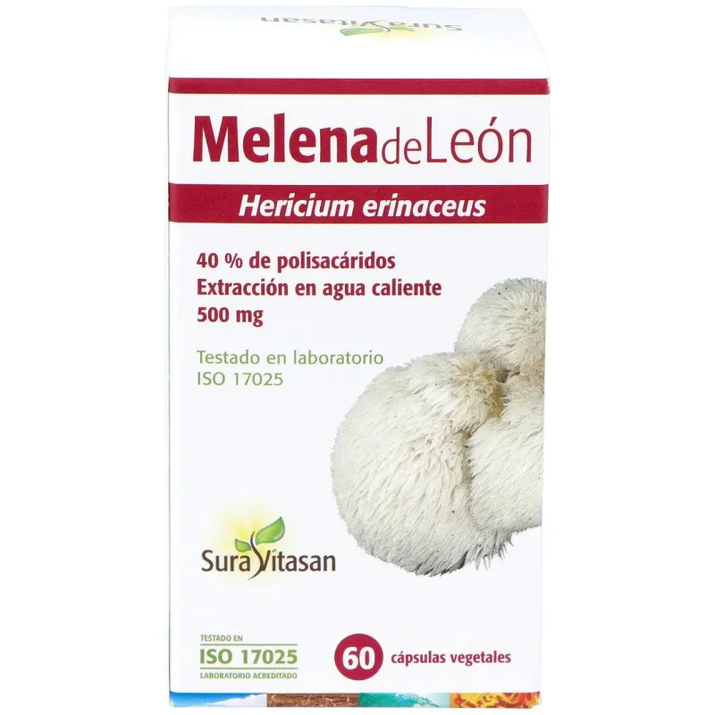 Sura vitasan melena de león 60 cápsulas | Farmacia Barata Sura vitasan melena de león 60 cápsulas | Farmacia Barata