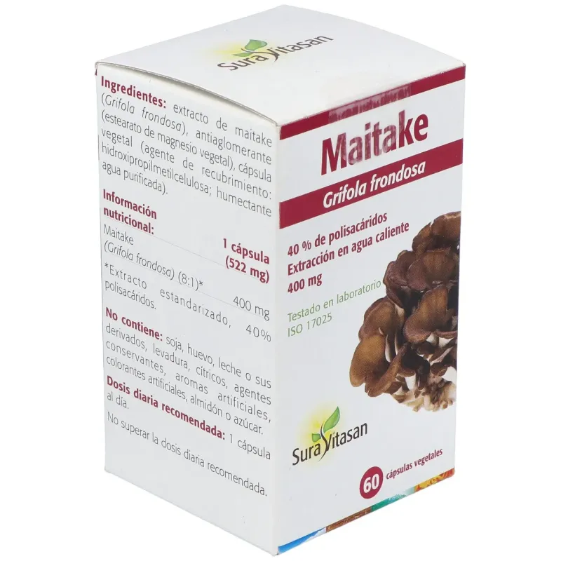 Sura vitasan maitake 60caps | Farmacia Barata