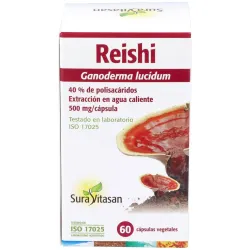 Sura vitasan reishi 500mg 60caps | Farmacia Barata Sura vitasan reishi 500mg 60caps | Farmacia Barata