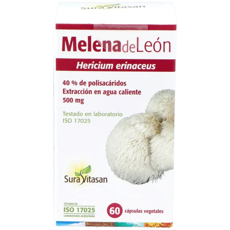 Sura vitasan melena de león 60 cápsulas | Farmacia Barata Sura vitasan melena de león 60 cápsulas | Farmacia Barata