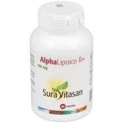 Sura Vitasan Alpha Lipoico R + 150 mg, 60 cápsulas