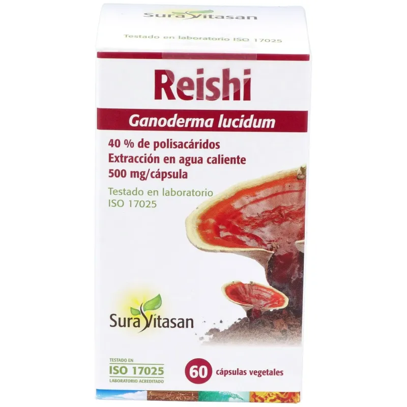 Sura vitasan reishi 500mg 60caps | Farmacia Barata Sura vitasan reishi 500mg 60caps | Farmacia Barata
