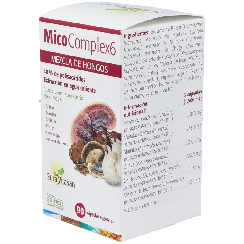 Sura vitasan mico complex 6 90 cápsulas | Farmacia Barata