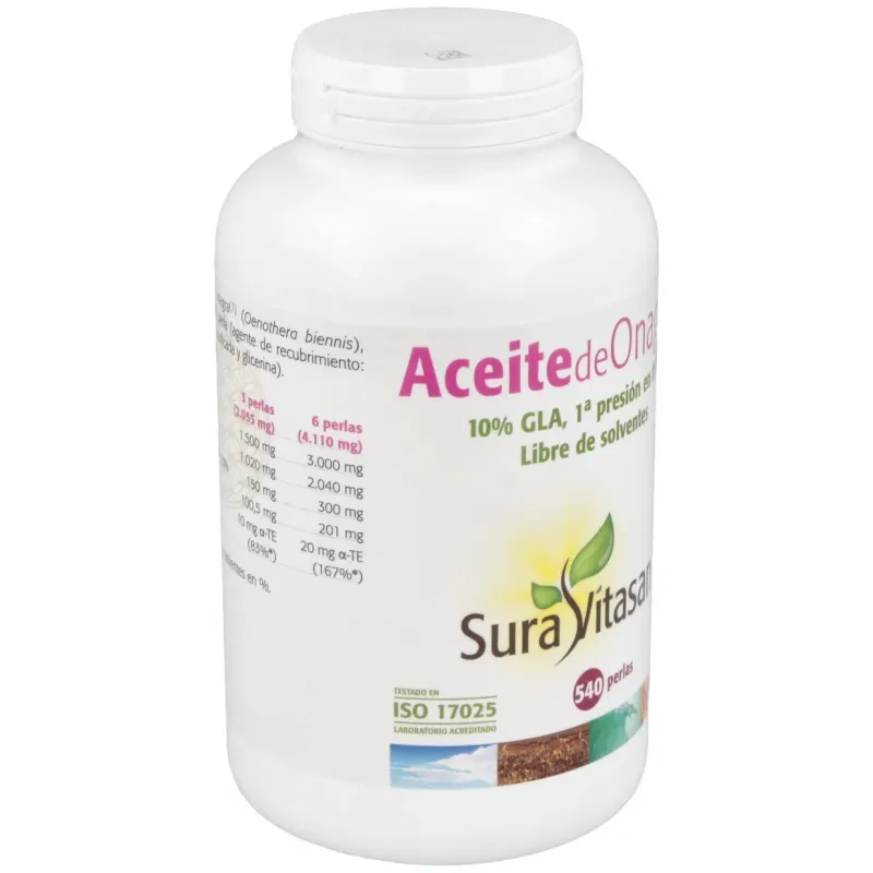 Aceite de onagra 540perlas | Farmacia Barata Aceite de onagra 540perlas | Farmacia Barata