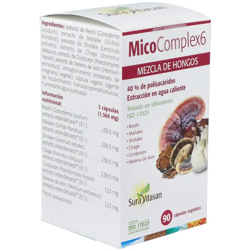 Sura vitasan mico complex 6 90 cápsulas | Farmacia Barata