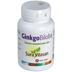 Sura Vitasan Ginkgo Biloba Estandarizado al 24%, 60 cápsulas