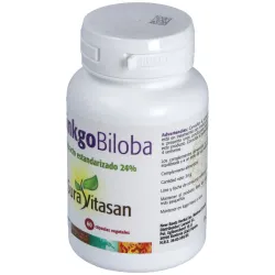 Ginkgo biloba estandarizado al 24% 60cap. | Farmacia Barata