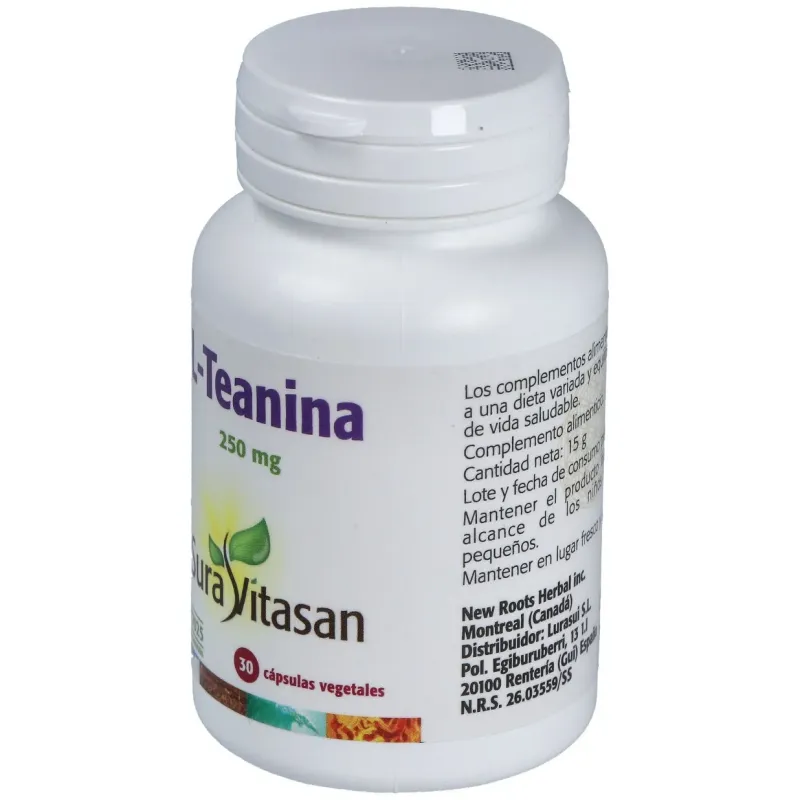 Sura vitasan teanina 250mg 30caps | Farmacia Barata