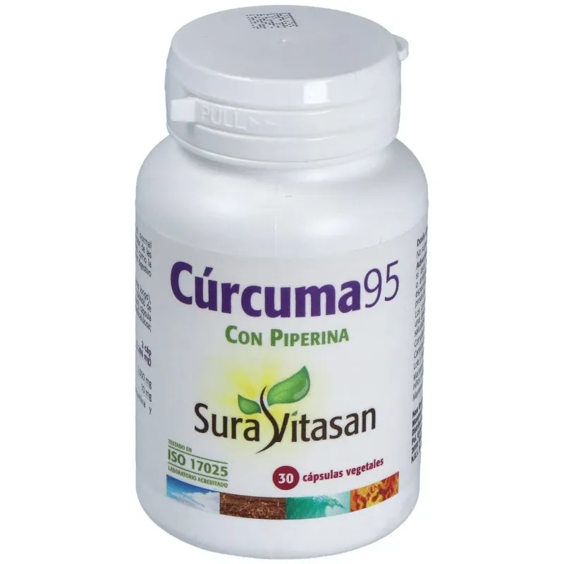 Sura vitasan cúrcuma 95 30 cápsulas | Farmacia Barata