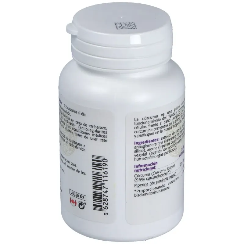 Sura vitasan cúrcuma 95 30 cápsulas | Farmacia Barata