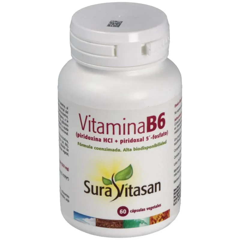 Sura vitasan vitamina b6 60caps | Farmacia Barata