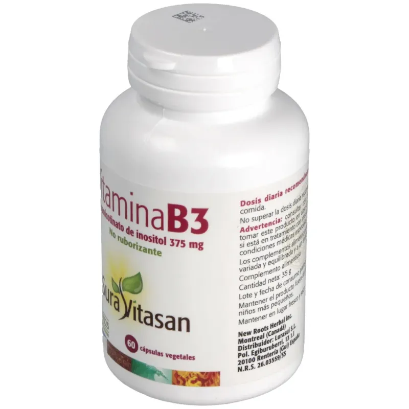 Sura vitasan vitamina b 3 60caps | Farmacia Barata