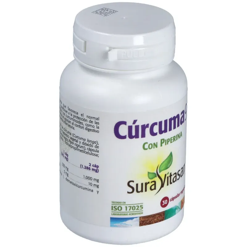 Sura vitasan cúrcuma 95 30 cápsulas | Farmacia Barata