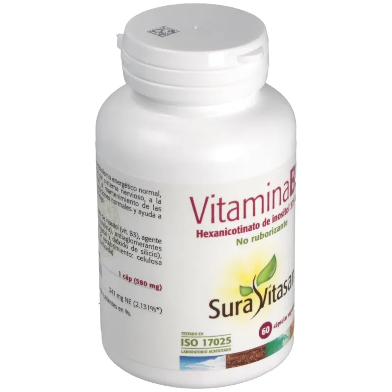 Sura vitasan vitamina b 3 60caps | Farmacia Barata