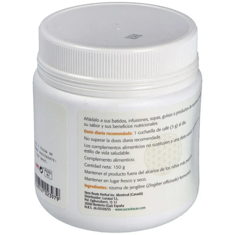 Sura vitasan jengibre fermentado 150g | Farmacia Barata