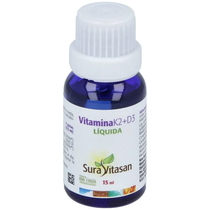 Sura vitasan vit. k2 + d3 liquido 15ml | Farmacia Barata