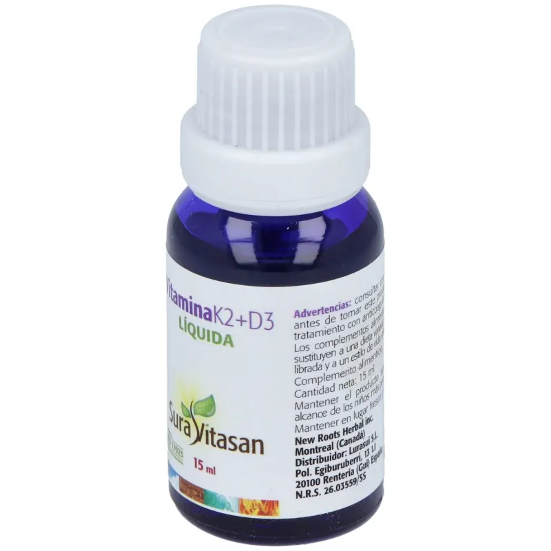 Sura vitasan vit. k2 + d3 liquido 15ml | Farmacia Barata