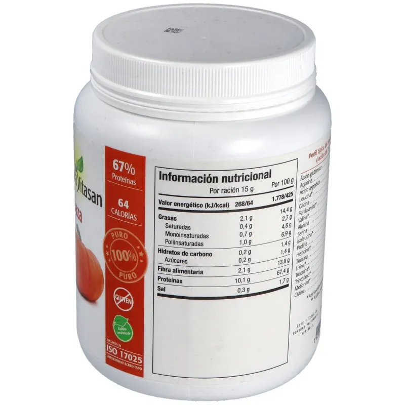 Proteina de semilla de calabaza 450gr. | Farmacia Barata
