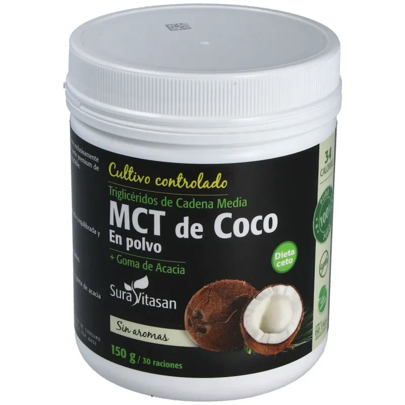 Sura vitasan mct de coco polvo 150g | Farmacia Barata Sura vitasan mct de coco polvo 150g | Farmacia Barata