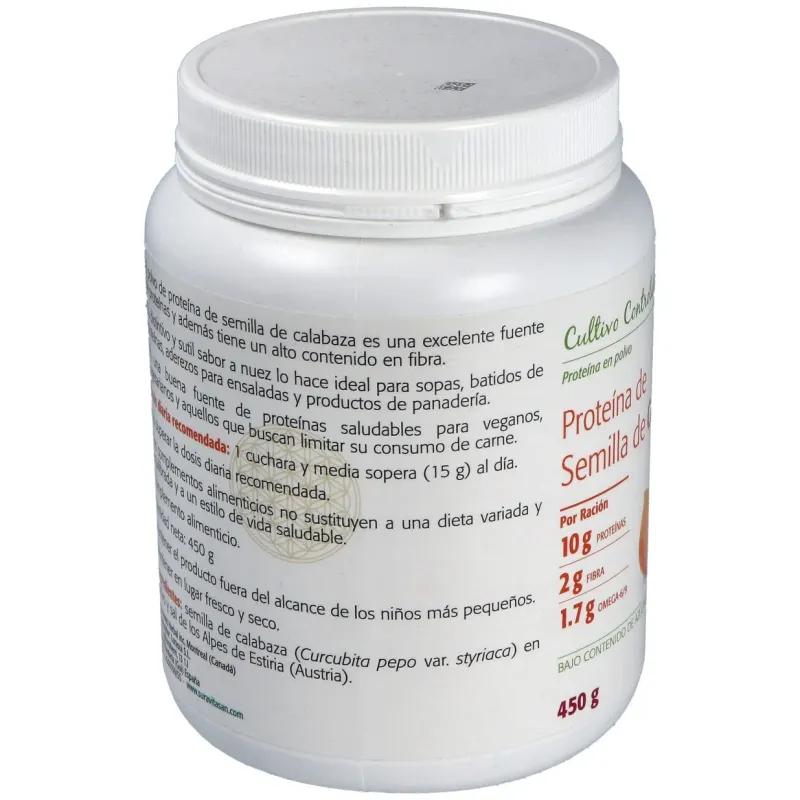 Proteina de semilla de calabaza 450gr. | Farmacia Barata
