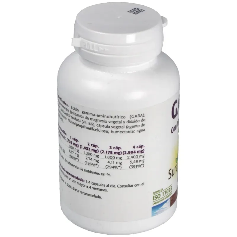 Sura vitasan gaba 60caps | Farmacia Barata
