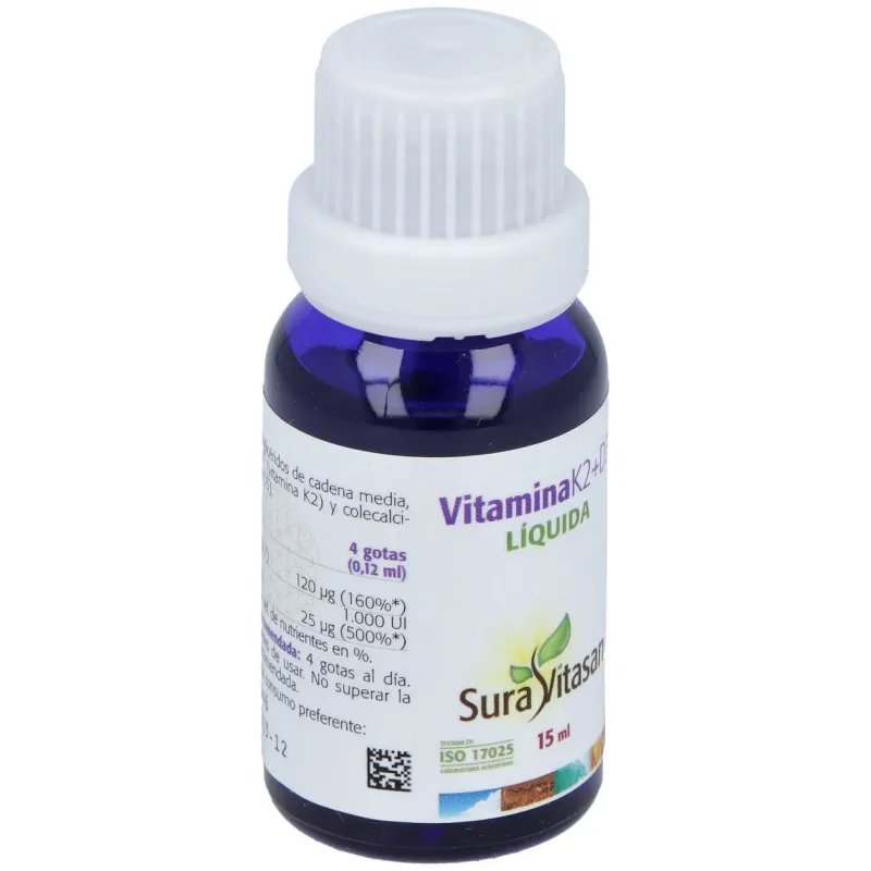 Sura vitasan vit. k2 + d3 liquido 15ml | Farmacia Barata