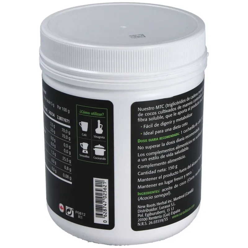 Sura vitasan mct de coco polvo 150g | Farmacia Barata Sura vitasan mct de coco polvo 150g | Farmacia Barata