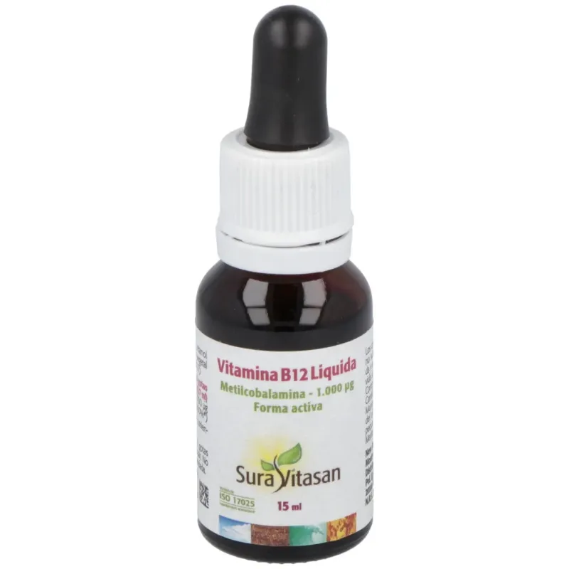 Sura vitasan vitamina b12 15ml | Farmacia Barata