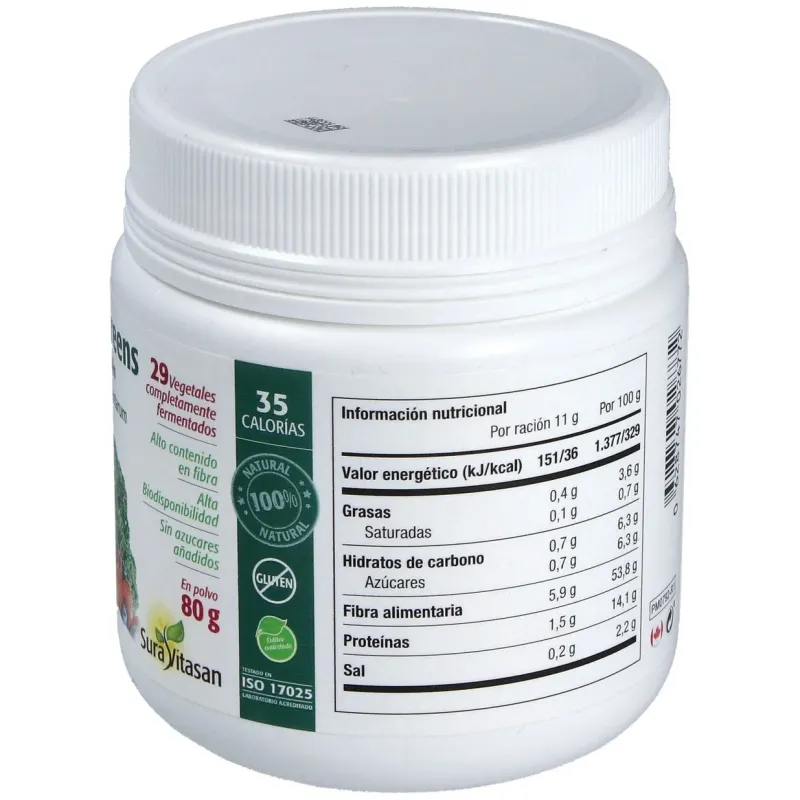 Sura vitasan ferment activ greens 80g | Farmacia Barata