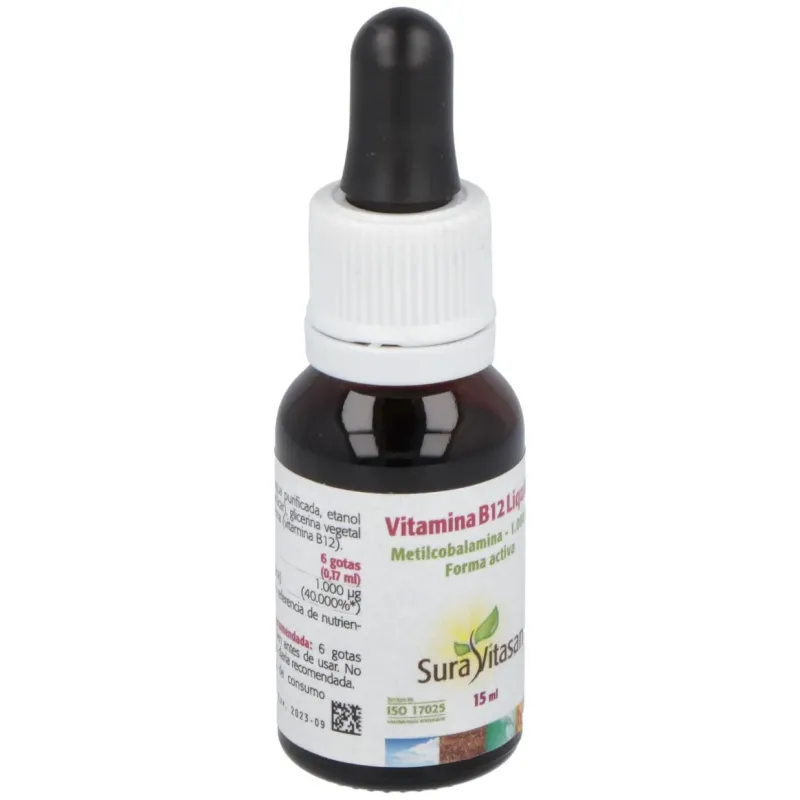 Sura vitasan vitamina b12 15ml | Farmacia Barata
