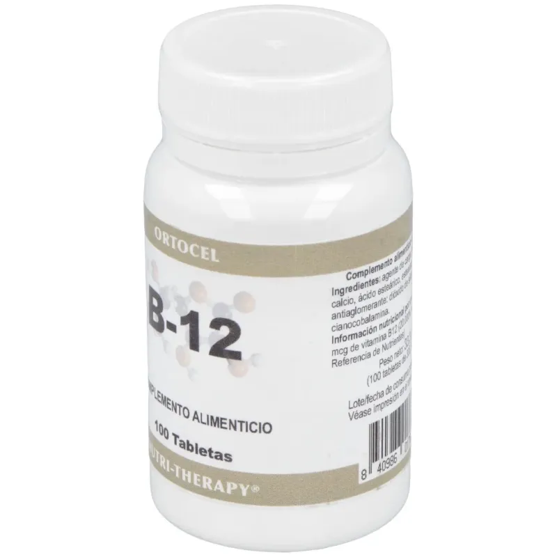 Ortocel nutri-therapy vitamina b12 500mcg 100caps | Farmacia Barata Ortocel nutri-therapy vitamina b12 500mcg 100caps | Farmacia Barata