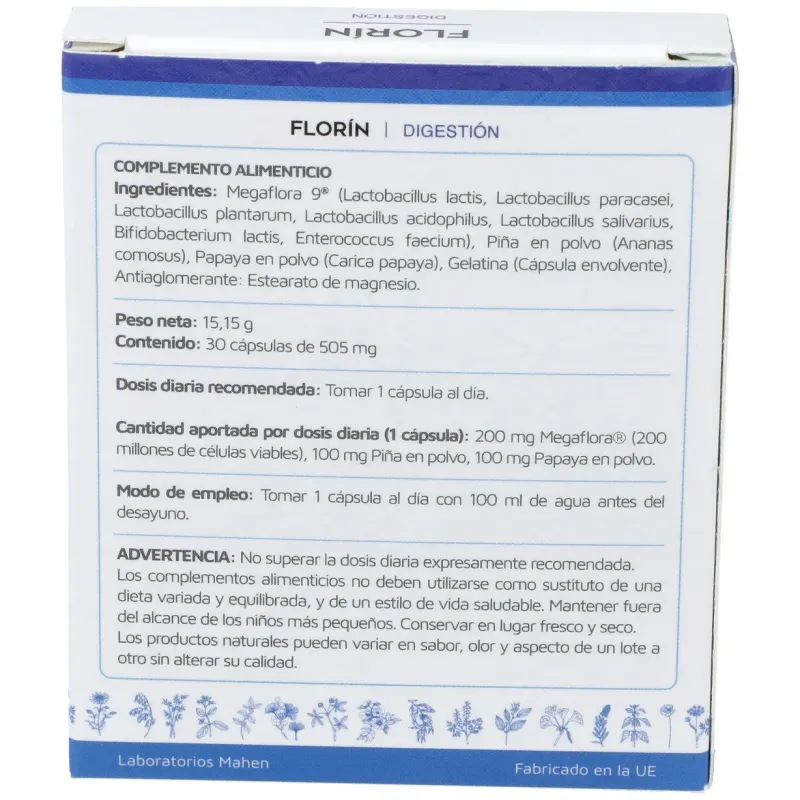 Mahen florin 30 cap | Farmacia Barata