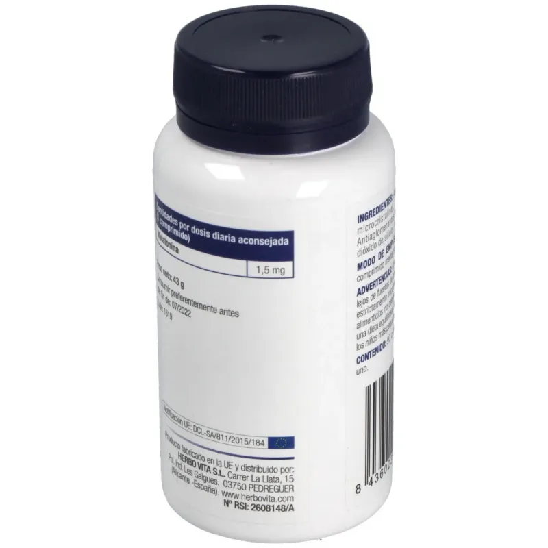 Herbovita melatonina 1_5 90comp | Farmacia Barata Herbovita melatonina 1_5 90comp | Farmacia Barata