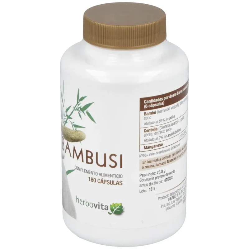 Herbovita bambusi 180caps | Farmacia Barata