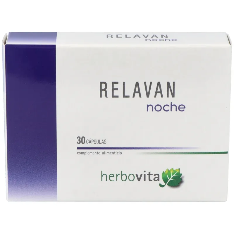 Herbovita relavan noche 30caps | Farmacia Barata