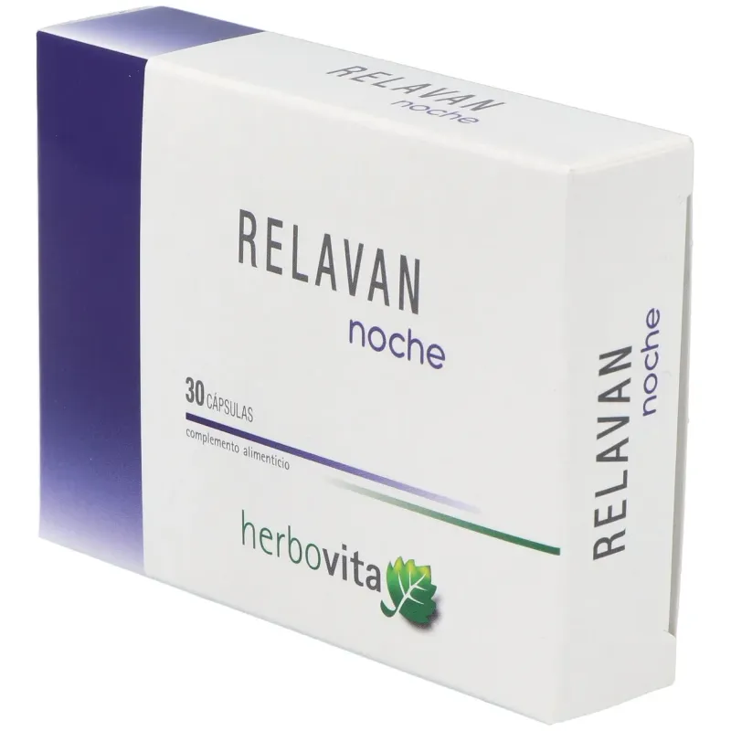 Herbovita relavan noche 30caps | Farmacia Barata