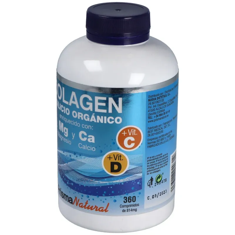 Colageno marino + silicio 360 comp. prisma natural | Farmacia Barata Colageno marino + silicio 360 comp. prisma natural | Farmacia Barata