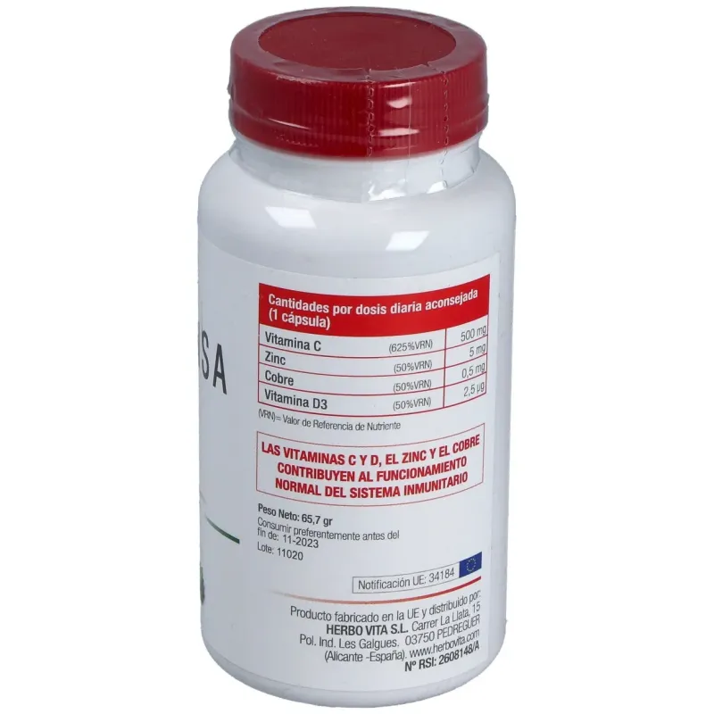 Herbovita c-fensa 90caps | Farmacia Barata