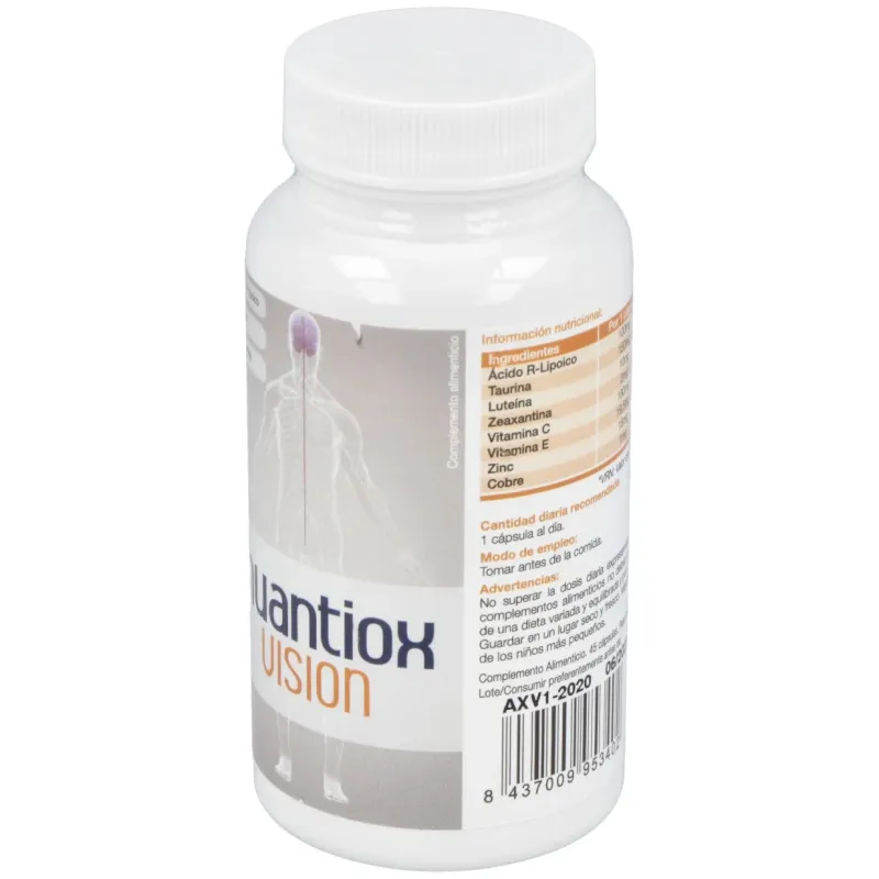 Nua biological innovations nuantiox visión 45caps | Farmacia Barata