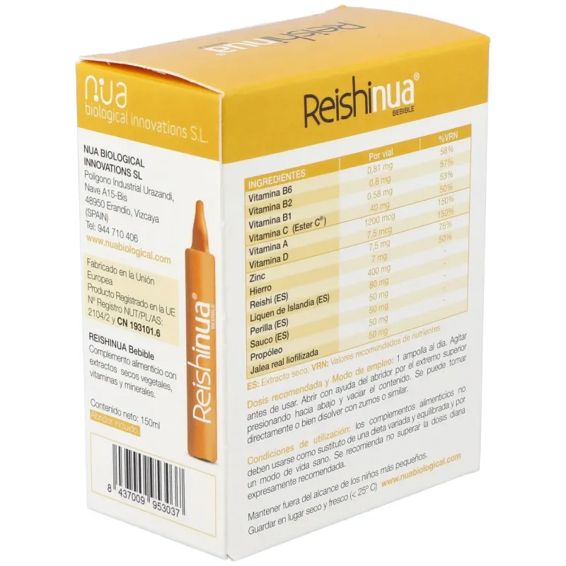 Reishinua bebible 15 viales nua | Farmacia Barata Reishinua bebible 15 viales nua | Farmacia Barata