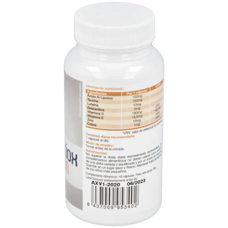 Nua biological innovations nuantiox visión 45caps | Farmacia Barata